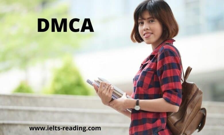 DMCA ielts-reading