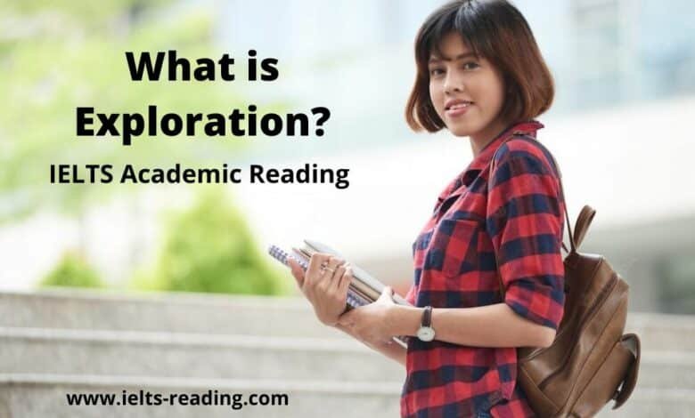 What is Exploration IELTS Reading Academic Answers What is Exploration ielts reading