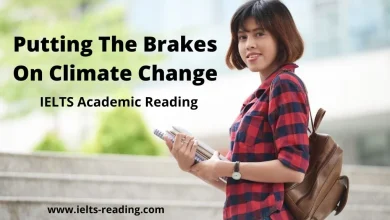 Putting The Brakes On Climate Change IELTS Reading