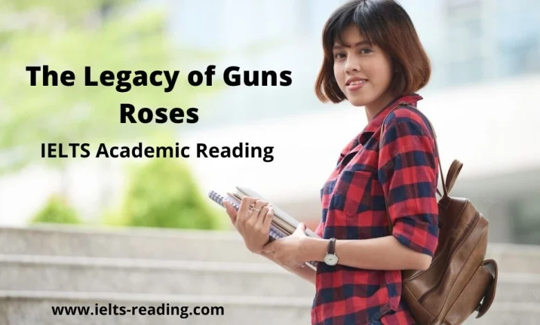 The Legacy of Guns Roses IELTS Academic Reading The Legacy of Guns Roses IELTS Academic Reading