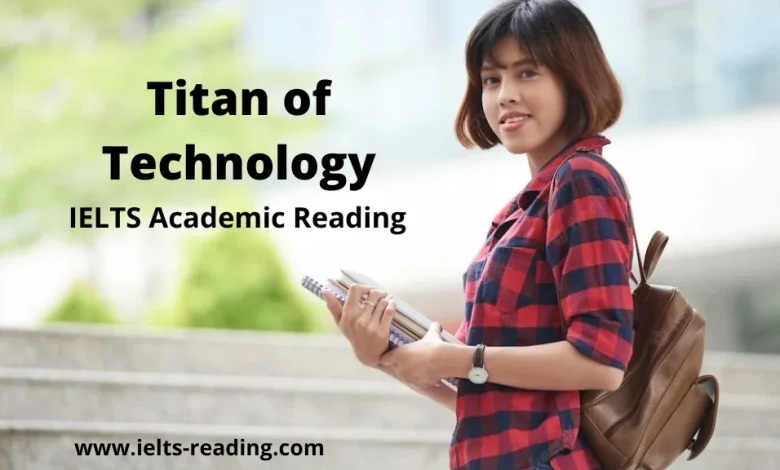 Titan of Technology Reading Answers