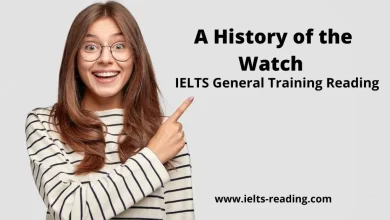 A History of the Watch IELTS General Reading