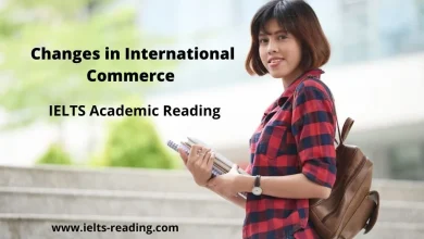 Changes in International Commerce Reading Answers