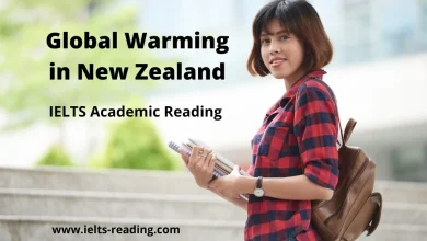 Global Warming in New Zealand Reading Answers
