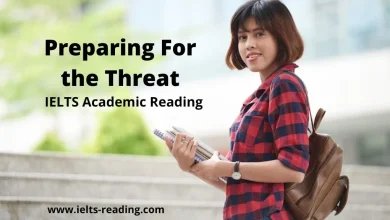 Preparing For the Threat Reading Answers