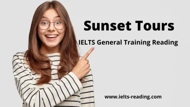 Sunset Tours Reading Answer