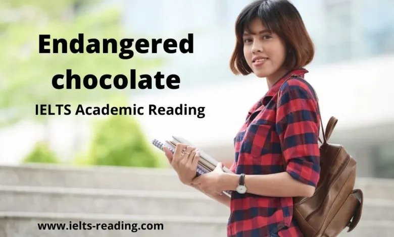 Endangered chocolate Reading Answers Endangered chocolate Reading Answers