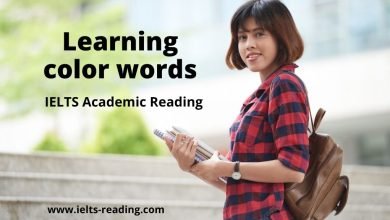 Learning color words Reading Answers