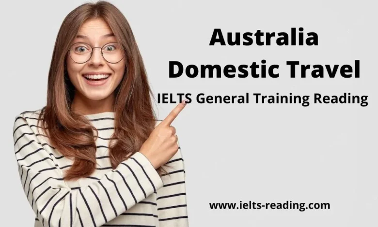 australia domestic travel general reading answers